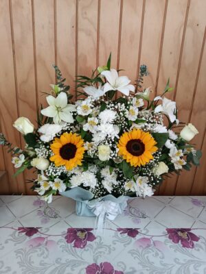 condolencias7 Imperial fúnebre con girasoles
